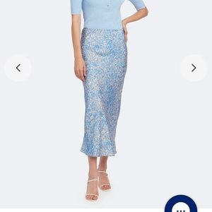 NWT NORR Lennon bias slip skirt size xs